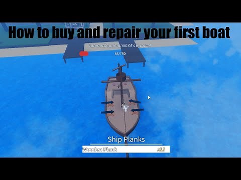 How to BUY and REPAIR your FIRST boat in Grand Piece Online!