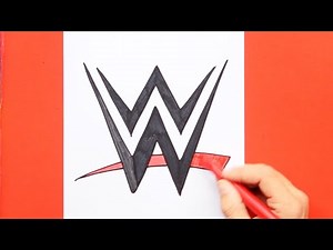 How to draw WWE Logo