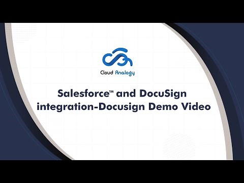 How to integrate DocuSign with Salesforce | Salesforce Integration