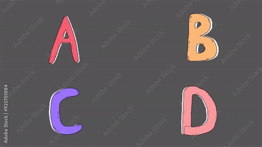 Cartoon Animated Alphabet Motion Graphics Pack is a collection of hand drawn animations of letters, numbers, and symbols. 4K resolution with alpha channel.