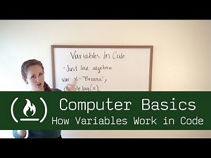 Computer Basics 19: How Variables work in Code
