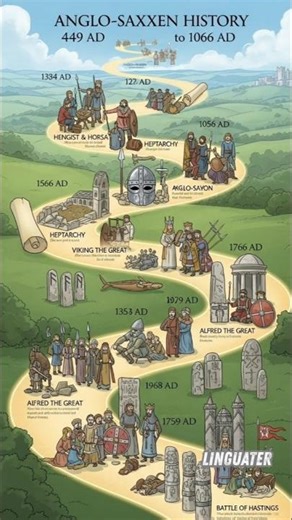Anglo-Saxon England: A Timeline of Invasions and Kingdoms #history #englishliterature