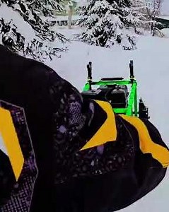 Track sled playing around #fishing #diyproject #icefishing #diyprojects #winter #wintersport