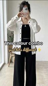 colour combo 💖 #ootd #trending #viral #new #outfitideas #viralvideo #colour #combo #fashion #shorts