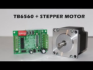 How to run stepper motor using TB6560 stepper driver
