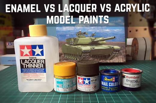 Enamel vs Lacquer vs Acrylic Model Paints – Hobbyzero