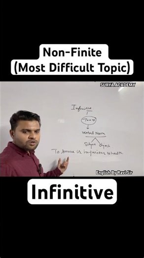 Infinitive Explained with Examples #viralvideo #english #suryaacademyandlibrary