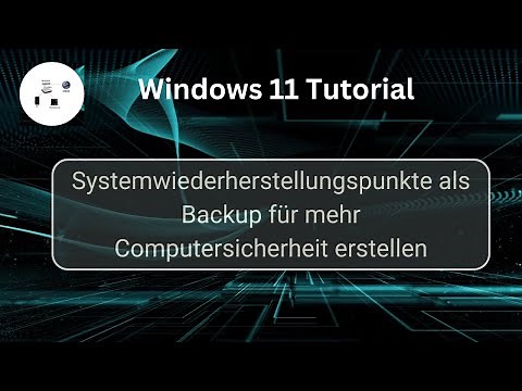 Systemwiederherstellungspunkte unter Windows 11 erstellen! Windows 11 Tutorial!