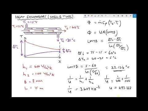 Calculating Rate of Heat Transfer in Parallel Flow Heat Exchangers