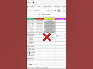 How to Create Random Teams in Excel (with Formula) shorts excel