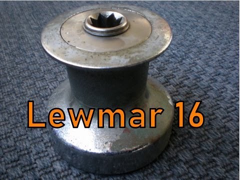 Lewmar 16 - How to disassemble/assemble a Lewmar 16 - 2 speed/gear winch from year 1977.