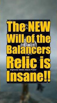 The New Will of The Balancers Relic is INTERESTING!!