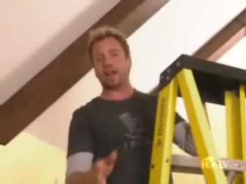 Installing Fake Ceiling Beams on HGTV's Don't Sweat It