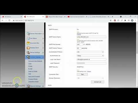 Kyocera Scan to email issues