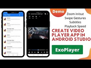 How to Create Video Player App in Android Studio