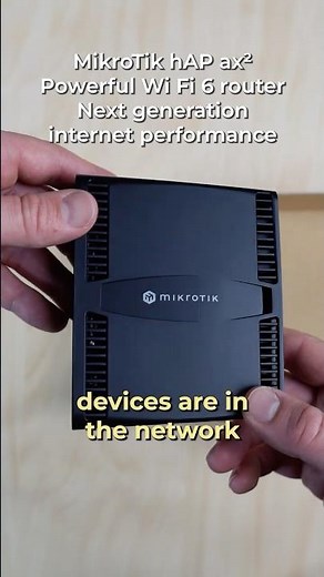 MikroTik hAP ax² – Wi-Fi 6 router built for heavy load
