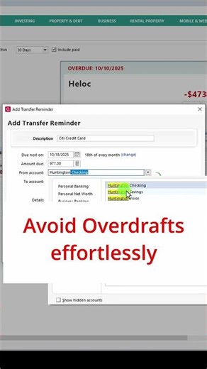 Quick Tip: Set Up Automatic Payments in Quicken