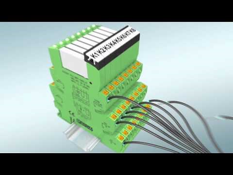 Wire Terminal Block Relays Without Tools - Phoenix Contact