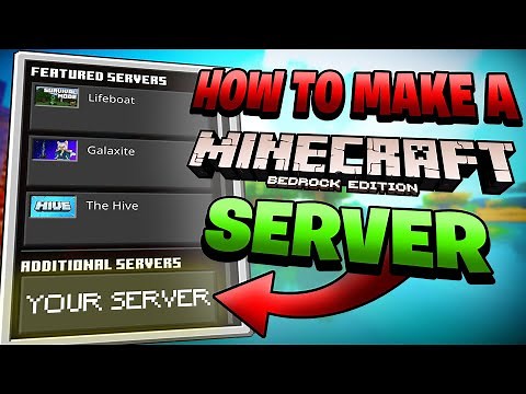 How to Make a Minecraft Bedrock Server 2021 | Start to Finish Set-up