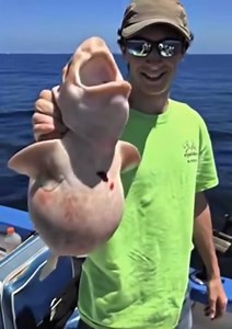 76K views · 97 reactions | Alien Fish Mystery Solved - after studying the photos the experts agree that the strange fish is an albino swell shark - still alive and well! Thanks Jaime for the great story and for releasing this cute critter. Watch | Inspiring A Better Life | Facebook