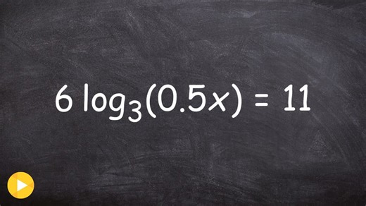 Solving an logarithmic equation