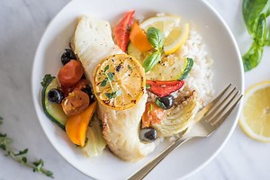Mediterranean Baked Cod (Easy, Gourmet Recipe!)