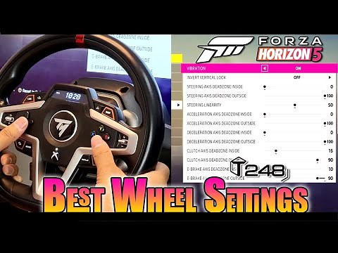 Advance Wheel Settings Guide - Thrustmaster - Forza Horizon 5