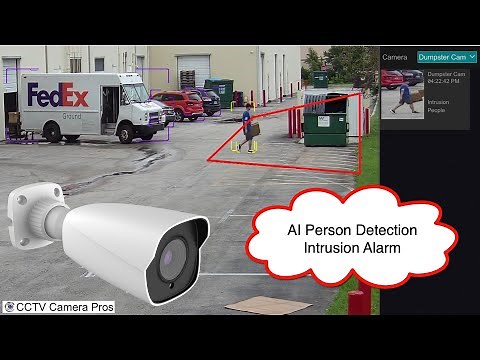 AI Security Camera Intrusion Alarm / Person Detection