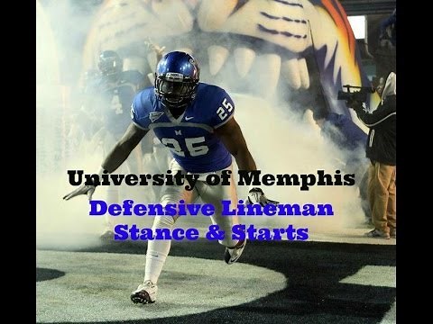Defensive Lineman Stance & Start Technique Drills: American Football