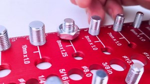 Amazon.com: Manalete Thread Checker, 49 Nut and Bolt Thread Checker, Screw Size and Thread Identifier Gauge with 15 Standard & 15 Metric &19 Drill Bit Gauges, Bolt Size Finder for Quickly Identify Thread Sizes : Industrial & Scientific