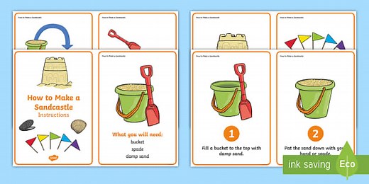 How to Make a Sandcastle Step-by-Step Instructions