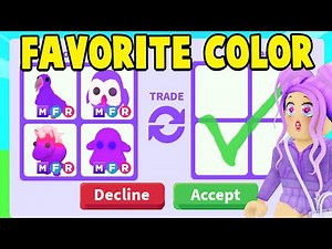 Trading Pets in Their Favorite Colors! (Adopt Me)