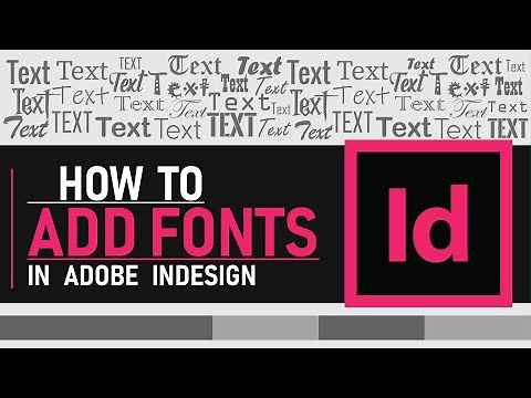 How to add fonts to InDesign | Quick & Simple Method | Zeedign Tutorials