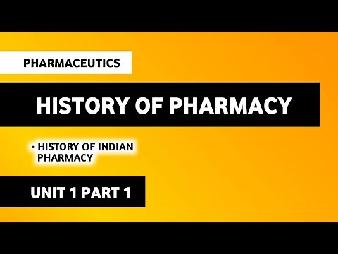 History Of Pharmacy | History Of Pharmacy In India | Pharmaceutics | B Pharma First Semester