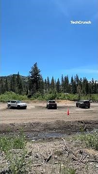 Watch Rivian's new off-road-ready EVs spin on a dime