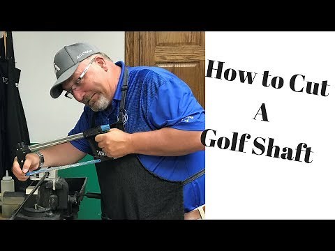 Golf Club Repair - How To cut a Golf Shaft