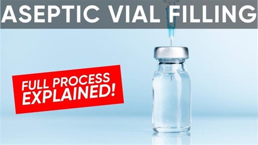 Aseptic Vial Filling Machine process explained | Aseptic GMP Fill Finish Training 2026