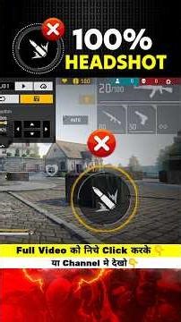 3 Fire Button Mistakes For Headshot 😱 #shorts #headshot