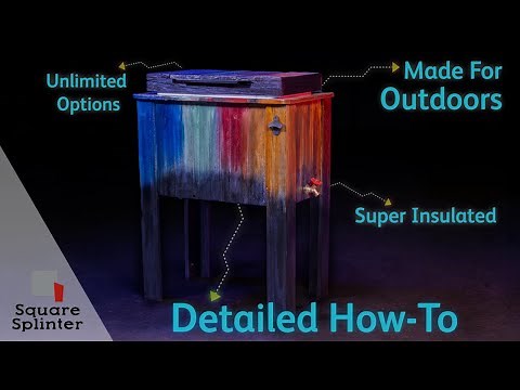 DIY Wooden Outdoor Patio Cooler | Ultimate Guide