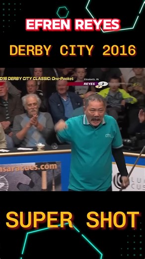 2.9K views · 37 reactions | Efren super shot , Derby City 2016 #billiards #pool - Billiards Moments | Entertainment Efren Reyes Billiards | Facebook