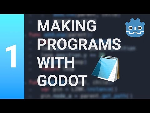 Making Programs With Godot - Text Editor - Part 1