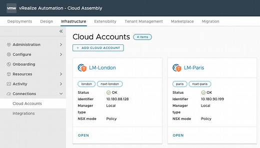 VMware Network Automation with NSX-T 3.2 and vRealize Automation