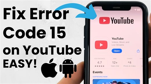 How to Fix Error Code 15 YouTube Mobile? In this tutorial, you’ll learn how to fix YouTube Error Code 15 on iPhone, Android, and Samsung devices by resetting network settings, checking your date and time, and clearing the YouTube app cache or data. This means you’ll be able to get YouTube working again and stream videos without any interruptions on your mobile device. #YouTube #youtubetips #youtuber #tech #howto #tutorial #technology #GaugingGadgets | Gauging Gadgets | Facebook