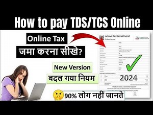 TDS payment through Income Tax Portal | TDS payment online | TDS payment new portal I How to pay TDS