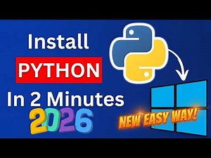 Download and Install Python 3.14.6 on Windows 11 / Windows 10 (2026) #installpython