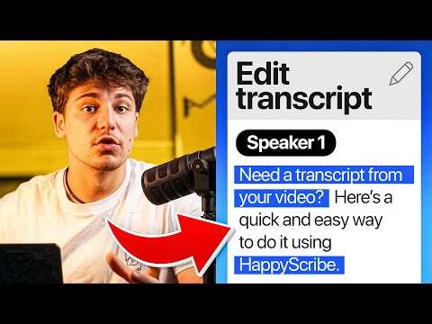 How to Edit Transcripts Easily (AI Transcription Editor Tutorial)
