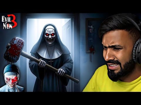 CAN I ESCAPE FROM EVIL NUN HAUNTED HOUSE | TECHNO GAMERZ HORROR GAME | TECHNO GAMERZ
