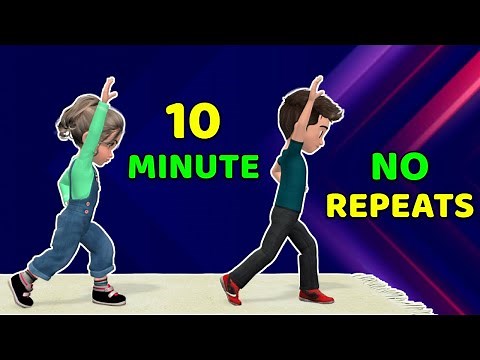 10 MINUTE FULL BODY WORKOUT FOR KIDS - EXERCISE AT HOME