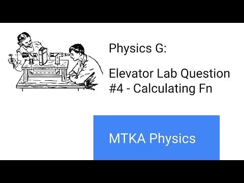 Elevator Lab #4 Calculating Normal Force Example