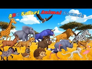 ABC Safari Animal Sounds 10TH10 | Alphabet Animals Song for Kids | Kids TV
